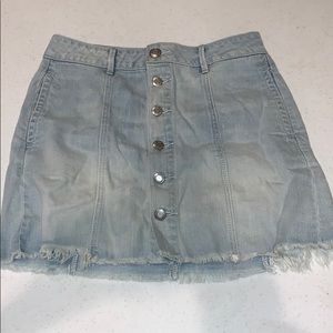 american eagle jean skirt